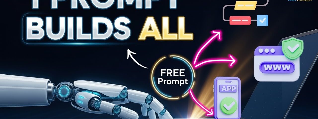 This AI Builds Apps, Websites & Workflows From 1 Prompt (No Code Required)