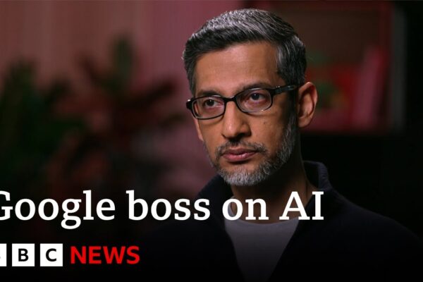 Google boss says trillion-dollar AI investment boom has ‘elements of irrationality’ | BBC News