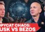 Copycat Clash Returns: Elon Musk Mocks Jeff Bezos’ New AI Startup