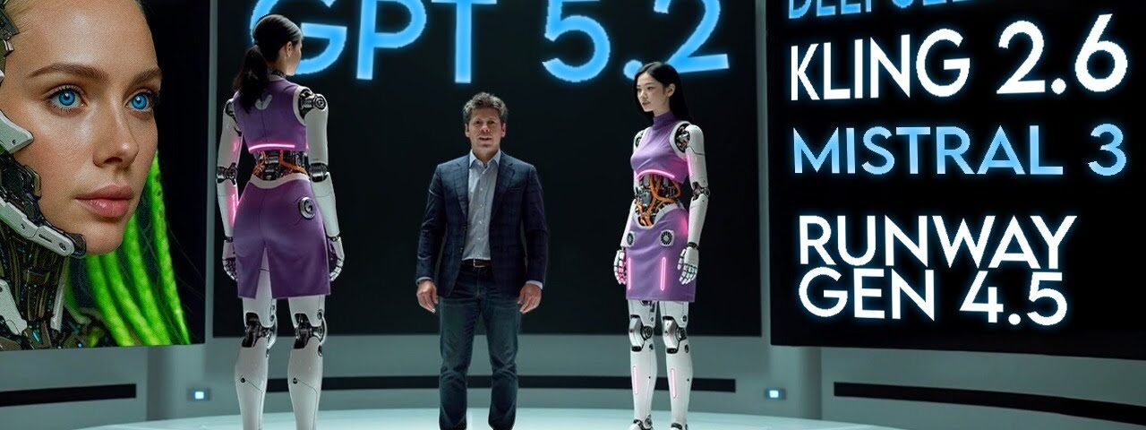 AI Exploded This Week: GPT 5.2, DeepSeek 3.2, Kling 2.6, Mistral 3, Trainium 3…